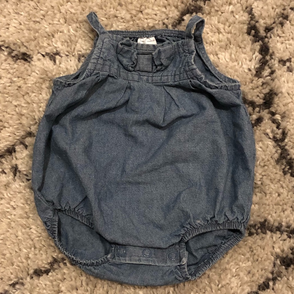 Denim Carters romper
